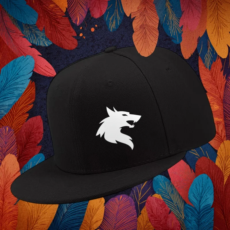 Wolf Pattern Printed Baseball Cap, Street Fashion Hip-Hop Hat, Suitable for Outdoor, Street, Competition, Designed for Men, Suit