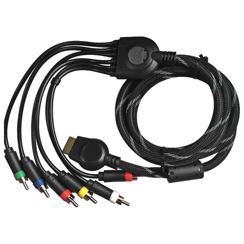 Câble composant 1.8M, câble AV haute résolution, accessoires de câble de jeu pour Sony Playstation PS PS2 PS3
