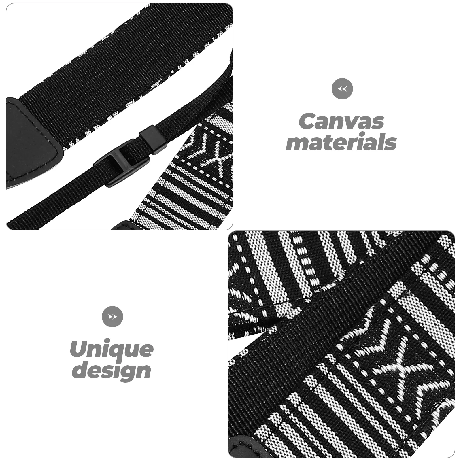 

Canvas Camera Strap for Photographers s Brown Retro Neck Shoulder Sling Adjustable Outdoor Wide Straps Travel