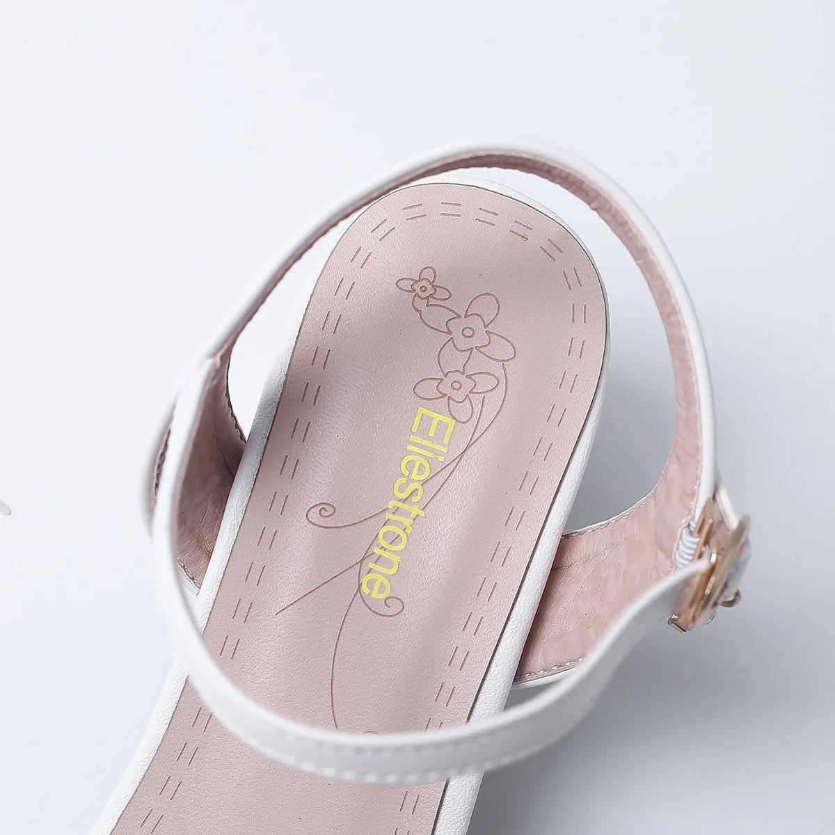 Brand New Summer Fashion White Black Women Casual Sandals Square Heels Lady Slingback Shoes Plus Big Small Size 31 45 47 52