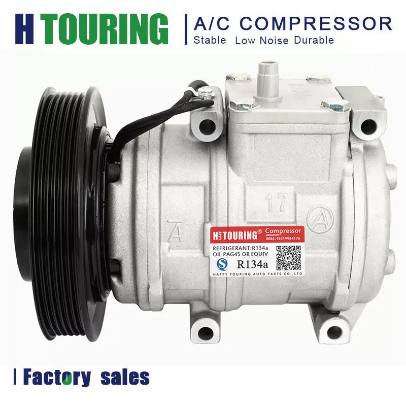 10PA17C A/C AC Compressor For HONDA ACCORD 1998 1999 2000 2001 2002 38810P3G003 CO 22001C 38810-P3G-003 4710190 4711190