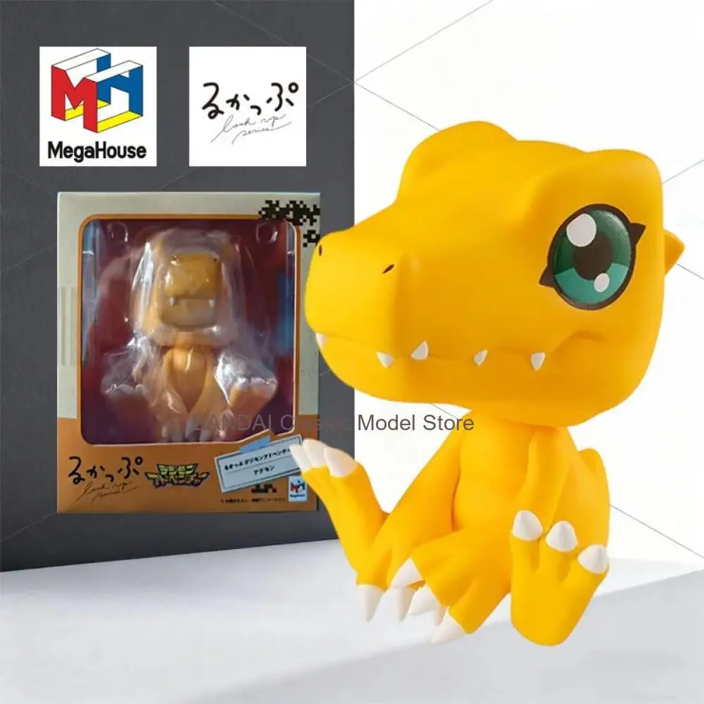 MegaHouse Original MODEL KIT Look Up Digimon Adventure  Agumon  Piyomon Gomamon Anime Action Figure Model Toy Gift for Boys