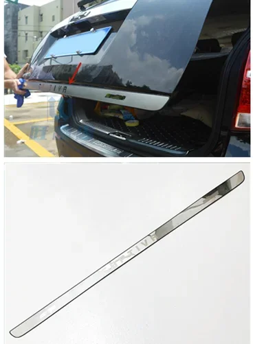 For Chevrolet CAPTIVA 2008-2017 stainless steel trunk door trim strip Tailgate trim strip protection decorative car accessories