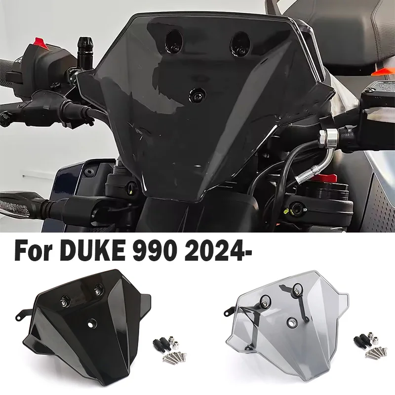 

For 990 Duke 990Duke 990 DUKE 990DUKE 2024- New Motorcycle Sport Windshield WindScreen Visor Viser Accessories