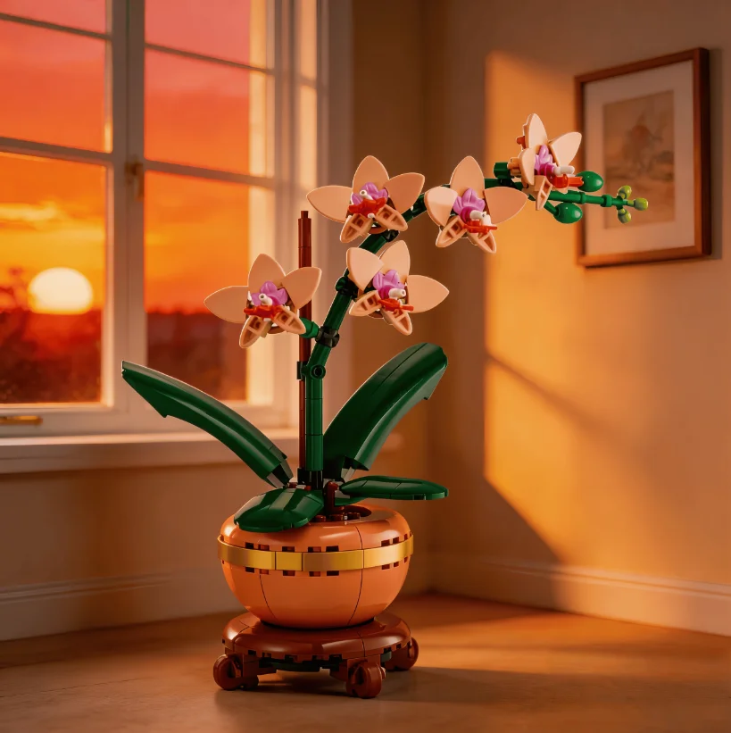 

274 granular flowers modular assembly 2026 new model interesting and beautiful flowers home improvement assembly holiday gifts a