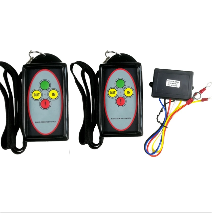 Wireless Receiver 4x4 Winch Remote Wireless Receiver 55*40*25mm Winch Remote With LED Indicator On Off Safety Switch