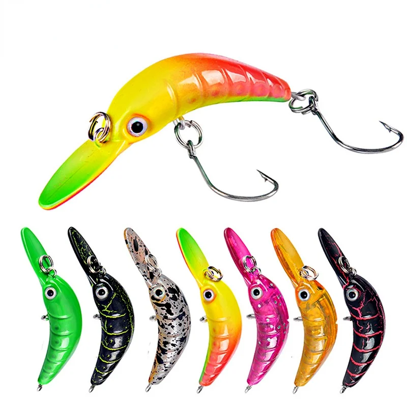 1pcs Sinking Minnow Fishing Lure 5cm 2.5g Mini Artificial Hard Bait Sharp Hook Crankbait Wobblers Trout Pike Bass Tackle