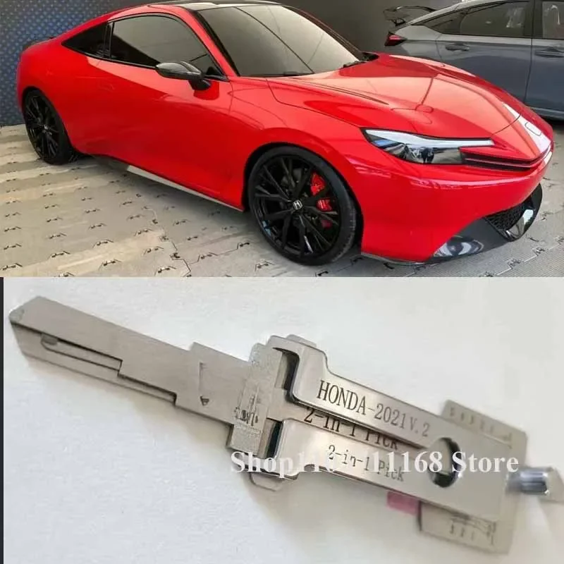 

For HONDA2021 LISHI 2 IN 1 Lock Picking Kit Cars for HONDA-2021 From 2022 Incision Tool for Hond for A Accord Civic Thin Key