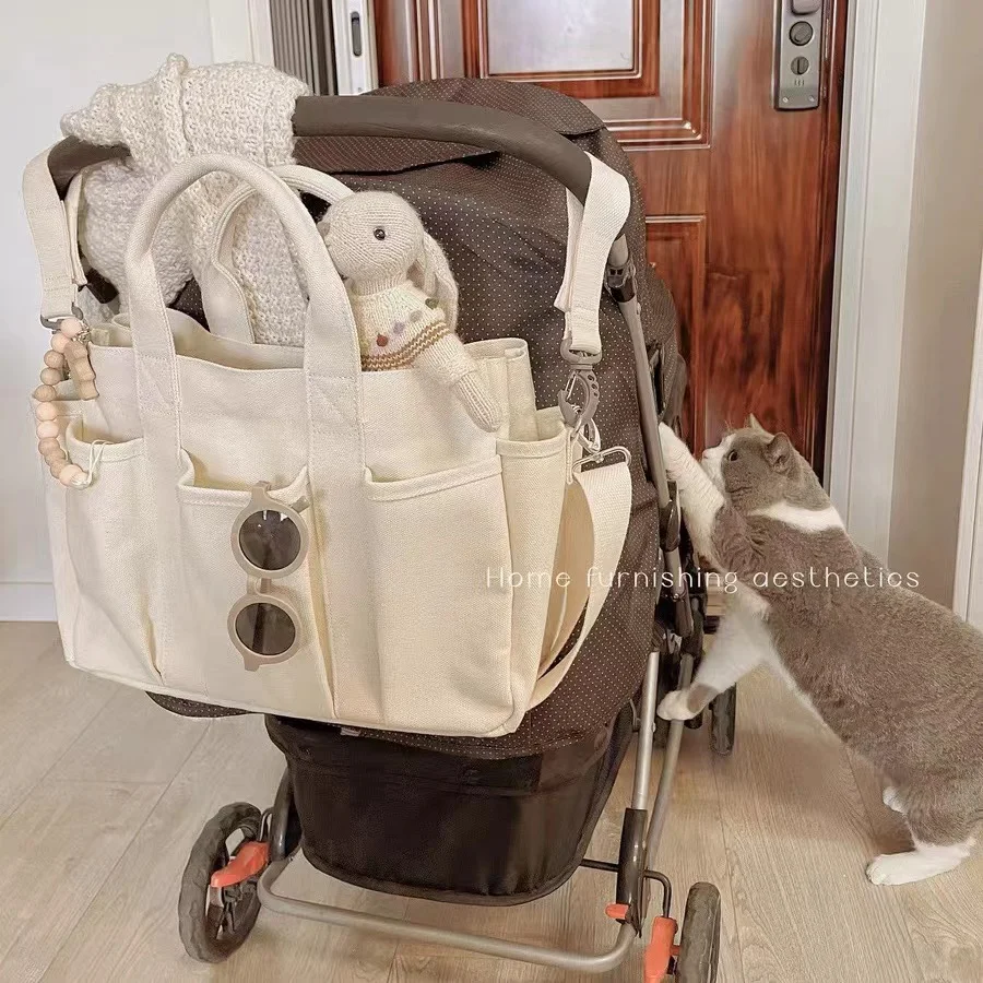 Koreaanse Gewatteerde Moederschap Bag Voor Baby Luier Moeder Grote Mama Bag Nappy Packs Toilettas Arbeid Bagage Bag Mom Reizen Tote