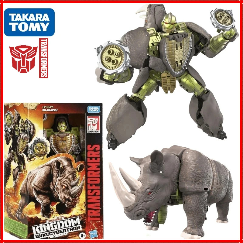 original Takara Tomy Transformers G Series WFC-K27 Rhino Warrior Collect Figure Anime Robot Anime Action Models Kid Gifts Stitch