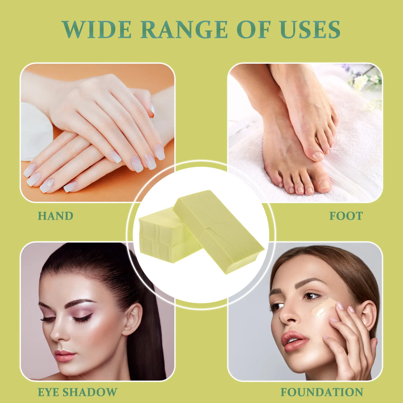 

Набор из 24 градиентных спонжей-аппликаторов для ногтей, мягкие клиновидные губки для растушевки цвета, для маникюра, DIY-дизайна ногтей, инструмент для маникюра