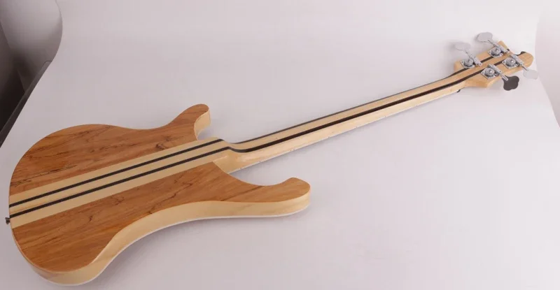 Good quality four 4 string neck thru body electric bass guitar OEM custom chinese made in china