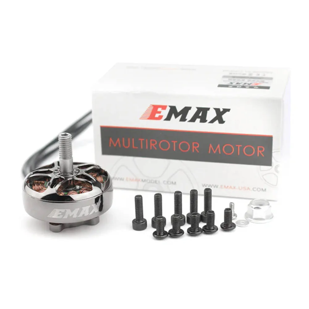 

Emax Official 4PCS ECO II Series 2807 3-6S 1300KV 1700KV 1500KV Brushless Motor for RC Drone FPV Racing