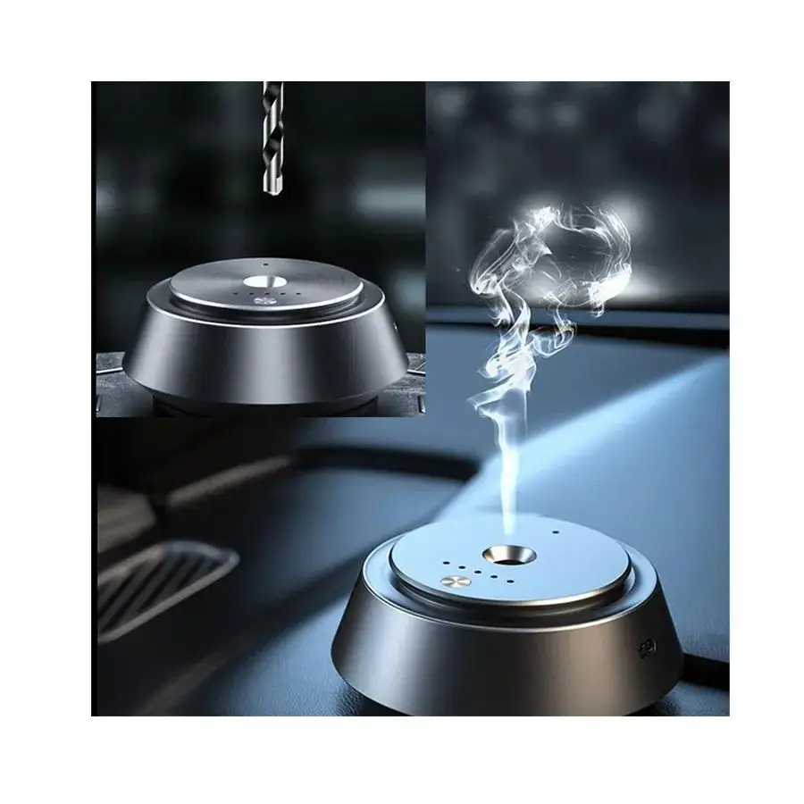Electric Aroma Diffuser USB Rechargeable Essential Oil Diffuser Car Air Freshener Portable Waterless Aromatherapy Car Diffuser