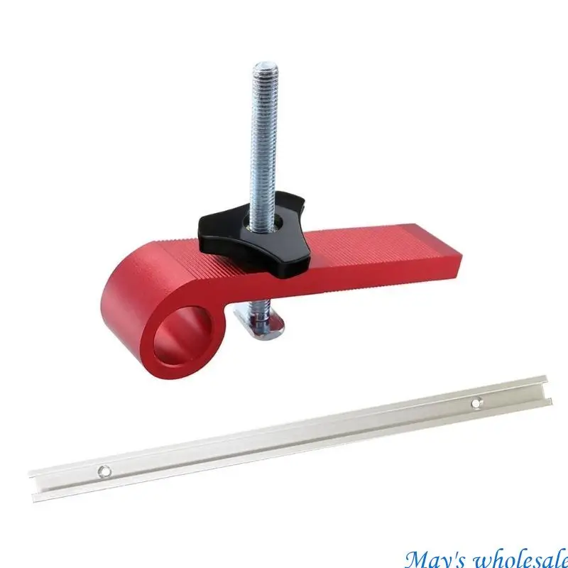 Universal T Tracks Aluminum Alloy Press Plate Fixer for Woodworking 448A