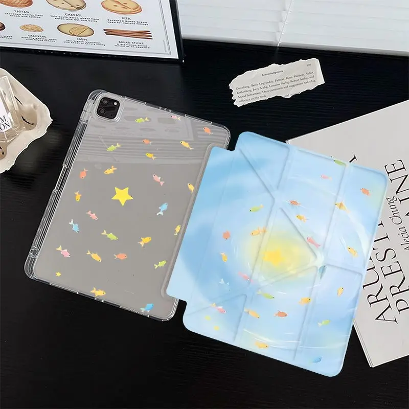 3+Y Multi-Angle Stand Cover for iPad10.2 7/8/9th 4/5 10.9 IPad Mini6 8.3 air3 10.5 Pro 11 2020 iPad A16 2025 11th Air11/13