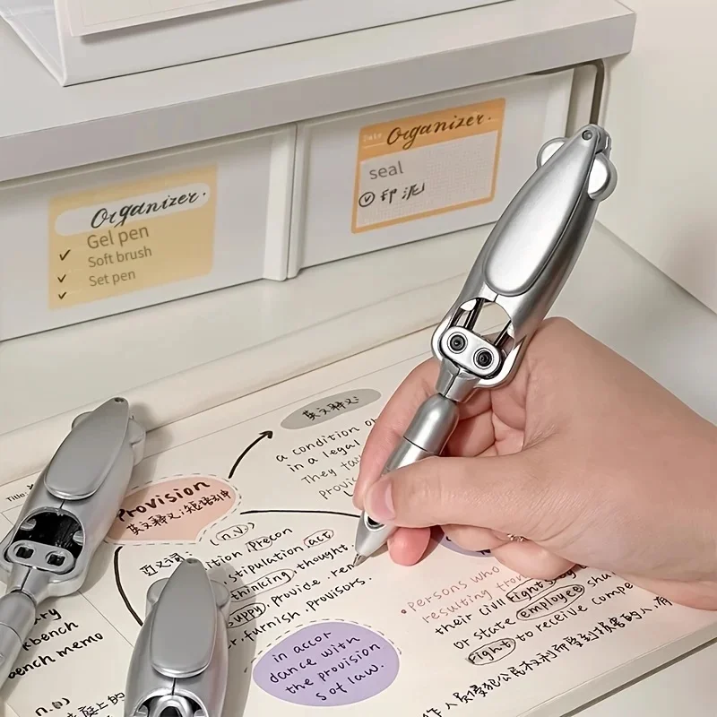 1 Pc Transformable Squid Pen Retractable Press Decompression Novelty Stationery for Student Office Daily Writing Signature