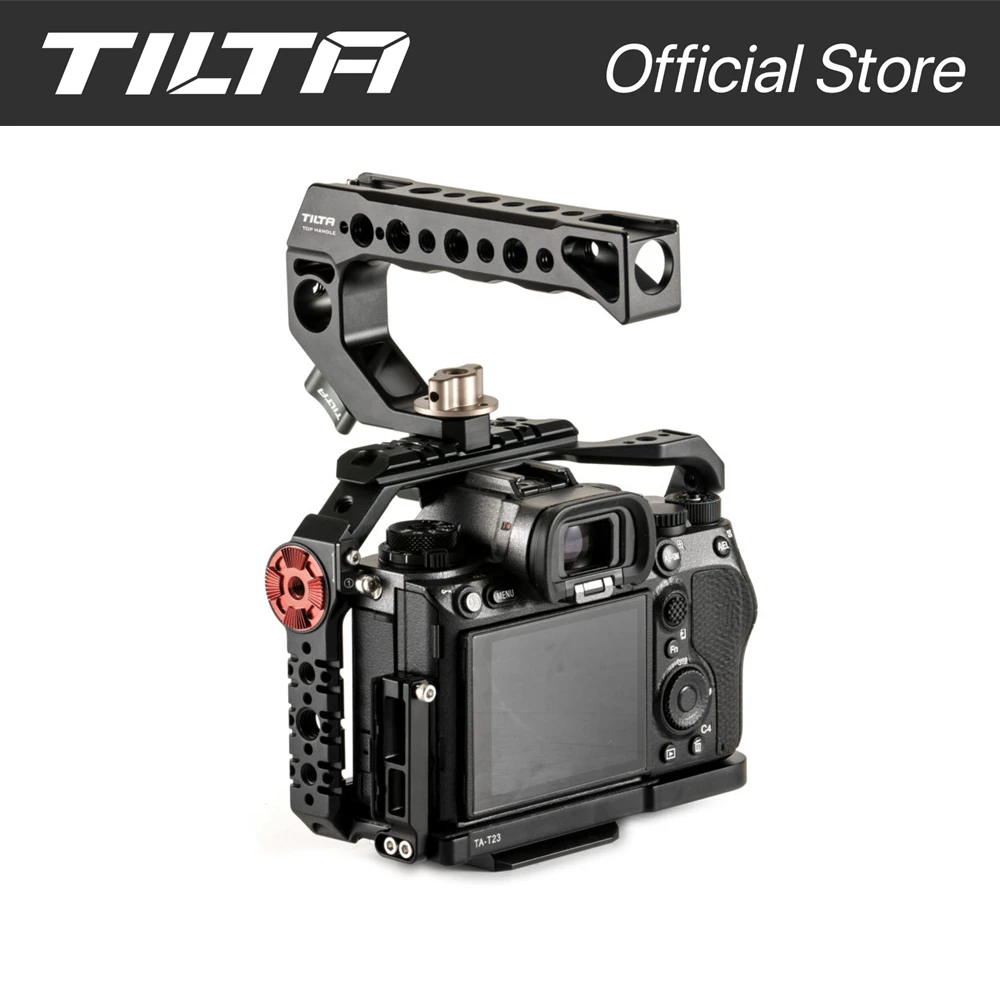 TILTA TA-T23-FCC Full Camera Cage Kit for Sony A1 a7S III A7RII a7R III a7R IV a7 III Minimizes Wear Over Time