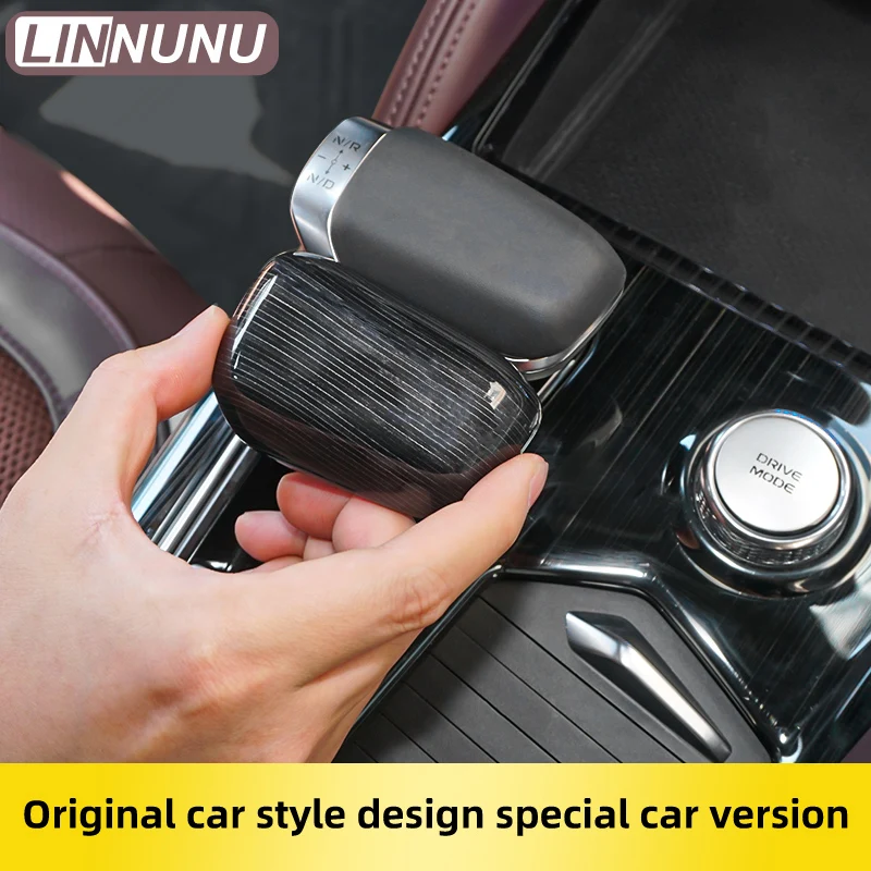 LINNUNU Car Knob Cover fit for Geely Monjaro KX11 Xingyue L Emgrand S/L Haoyue Gear Head Shift Gear Shift Case Car Accessories