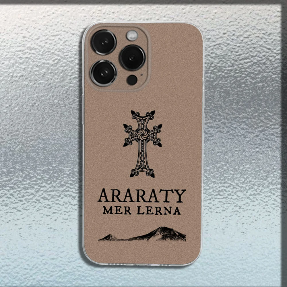 أرمينيا العلم جواز السفر جراب هاتف آيفون 16 15 14 13 12 11 برو ماكس Mini X XS SE 7 8 Plus 16E للصدمات سيليكون لينة غطاء