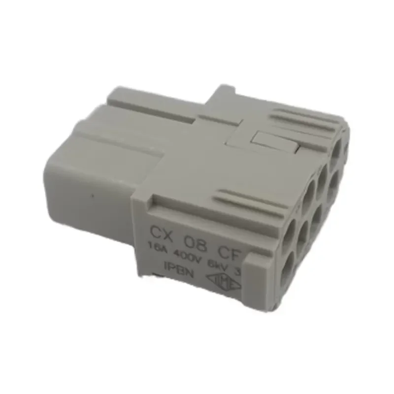 

CX+08+CF Waterproof Industrial Connector IP67 Rated 8-Pole Screw Termination for Machinery & Automation