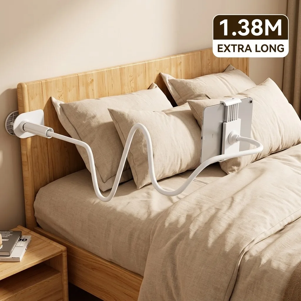 Multi-Functional Tablet Phone Stand Live Broadcast Folding Computer Lazy Desk Bed Head Clip Stand for Tablets And Mobile Phones