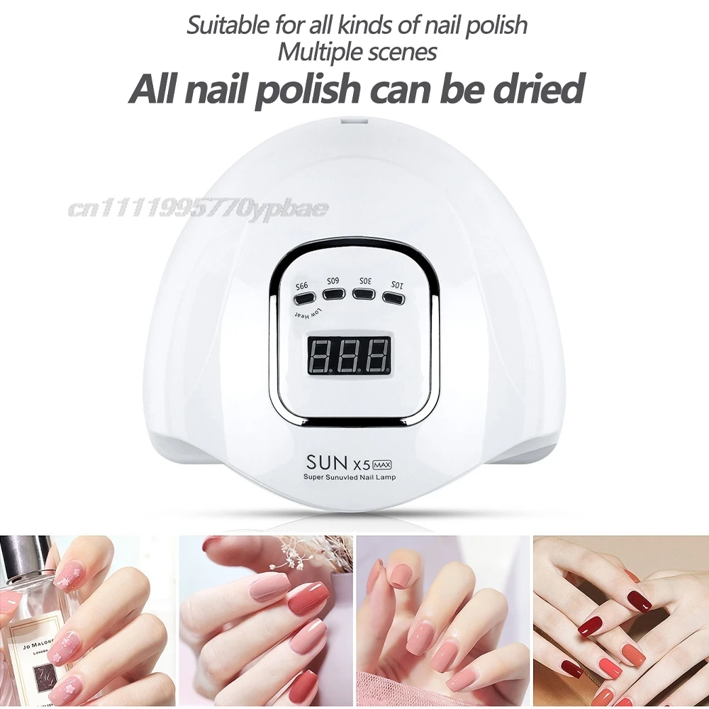 UV LED Nail Lamp 150W Gel Polish Dryer Professional Smart Manicure Machine With 45 LEDs Sensor LCD Display For Salon Home