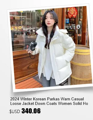 2027 Winter New High End Big Fur Collar Workwear Down Cotton Jacket Women's Fashion Short Thicken Cotton Female Parkas Coats