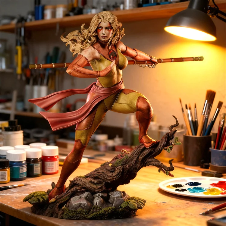 LinDeekin D214 3D Personalizowane zestawy do samodzielnego montażu, figurki GK, niepomalowane, biała żywica, niezmontowane puzzle modeli postaci