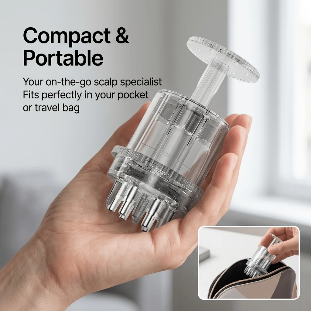 Portable Scalp Applicator Liquid Comb Mini Massage Comb Essential Oil Liquid Guiding Massager Anti Hair Loss Scalp Care Tools