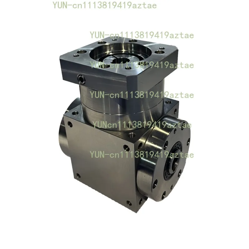 90 Degree Bevel Gear Box 1:1 3 Way Bevel Gearboxes Right Angle Hollow Shaft Gearbox Reducer