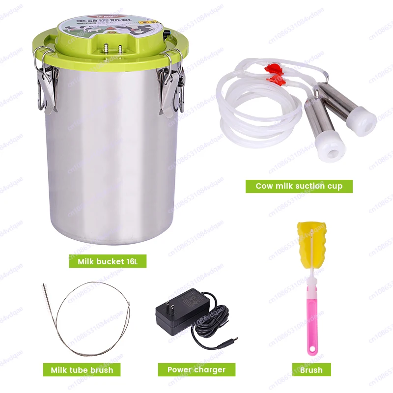 

Pulse automatic milking machine 16L stainless steel milk storage bucket
