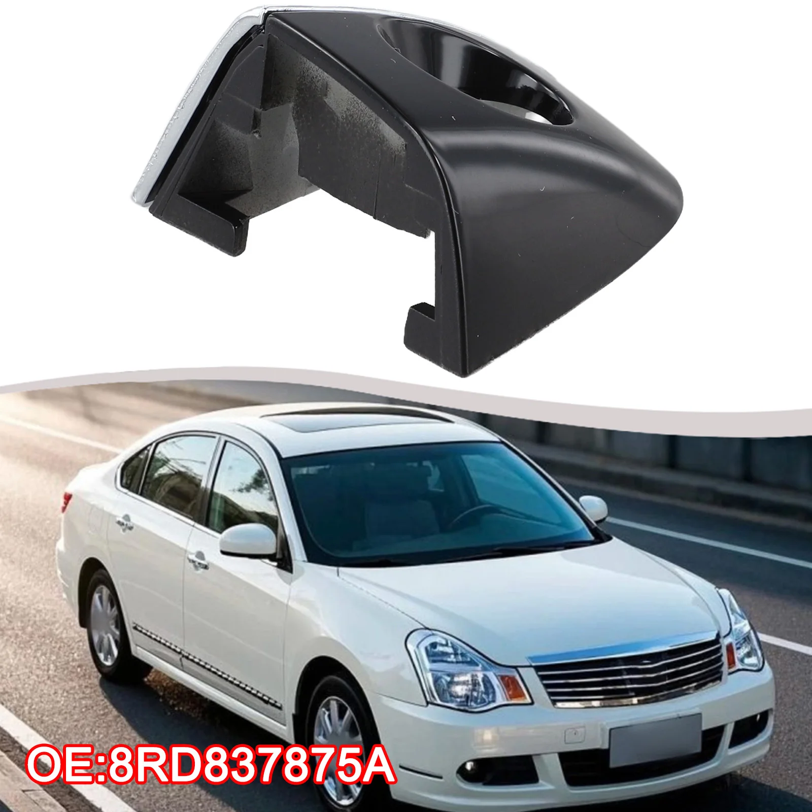 Weather Resistant Handle 8RD837875A Cover Daily Wear Resistance Easy Installation Robust Construction Sleek Finish