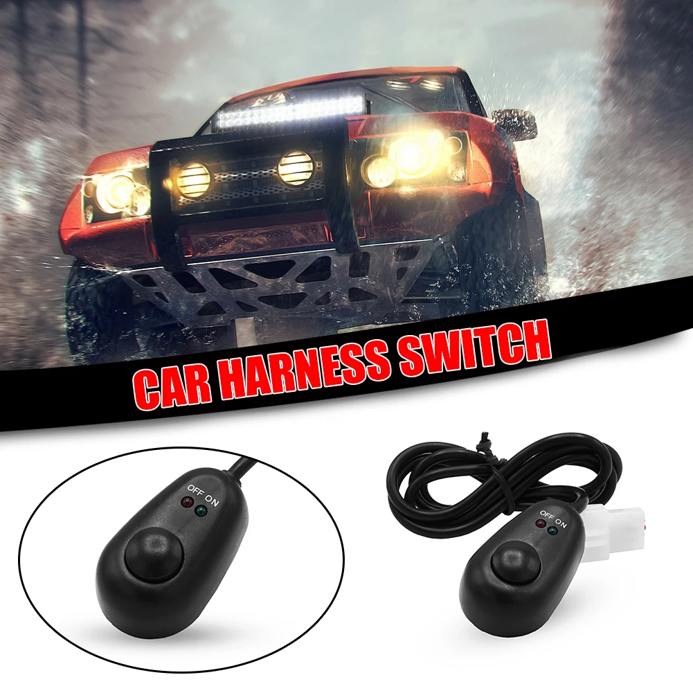 12V 24V Durable On/Off Switch Practical Multi-functional Car Parts with Dual Color Indicator for Offroad LED Work Light Bar
