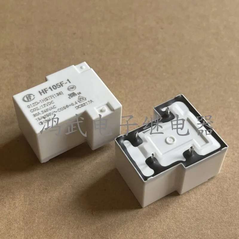 

（Brand New Original）1pcs/lot 100% original genuine relay:HF105F-1-012D-1HSTF(136) 12V 30A 4pins