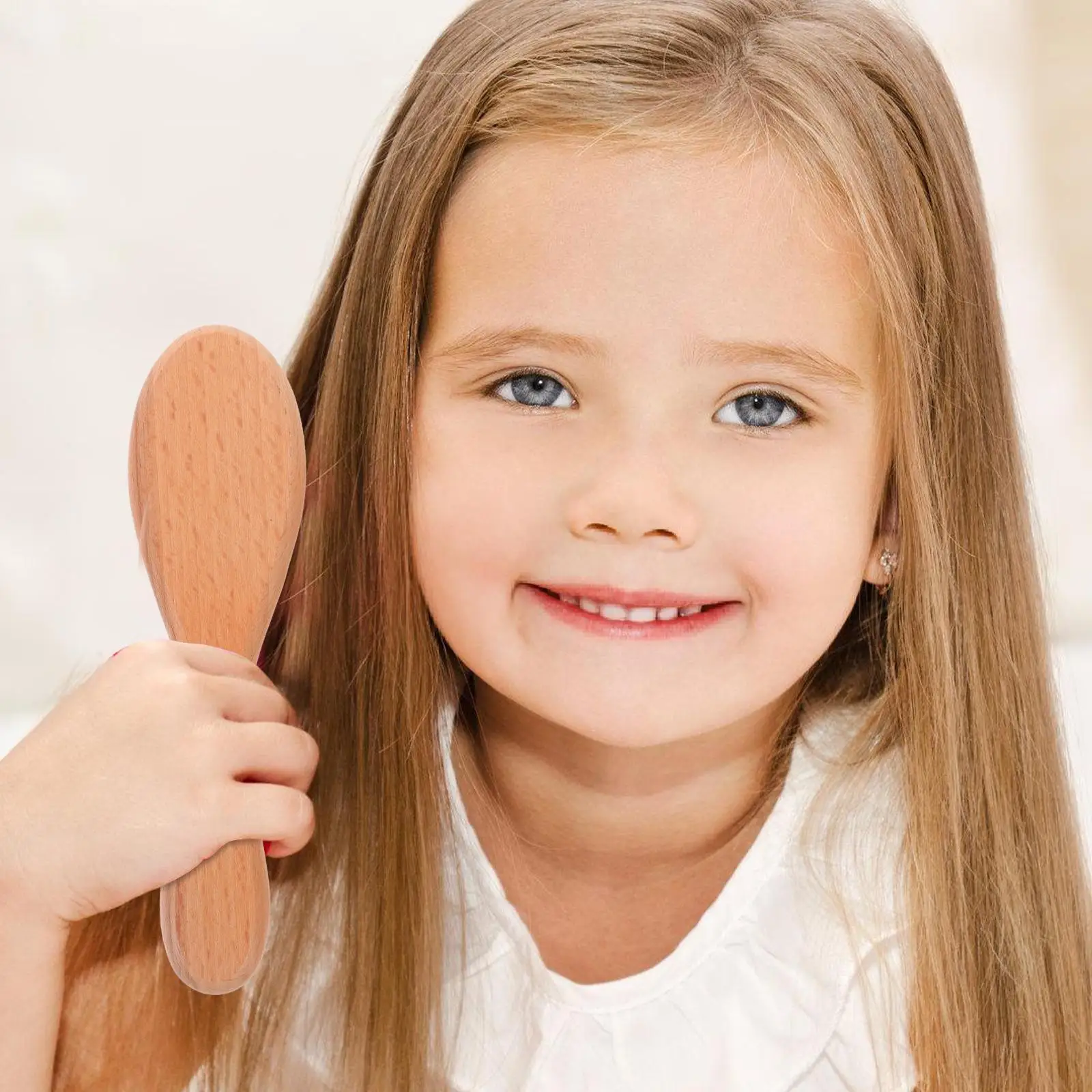 Conjunto de shampoo e pente para bebês, cortador de unhas, laços de cabelo, presente para recém-nascidos, escova infantil de lã para