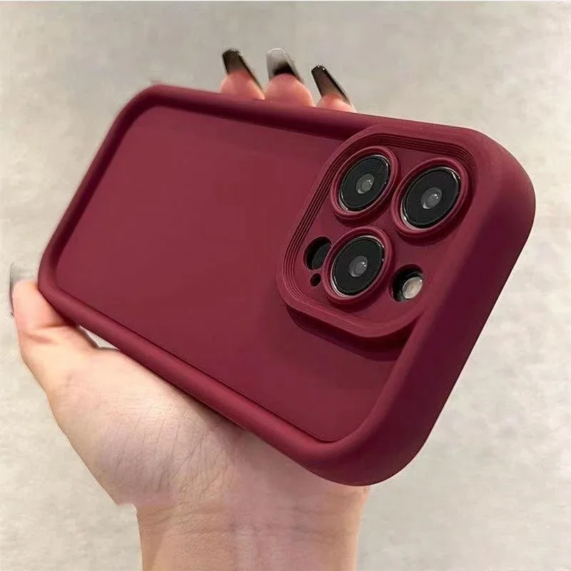 Für Vivo Y28 Y200 GT Y100A Y37 T3 Ultra Pro Y03 Y18E Y18i Y28S Y36T Y03T IQOO Z9 Turbo + T3 Lite Z9S Pro Candy Einfarbig Abdeckung