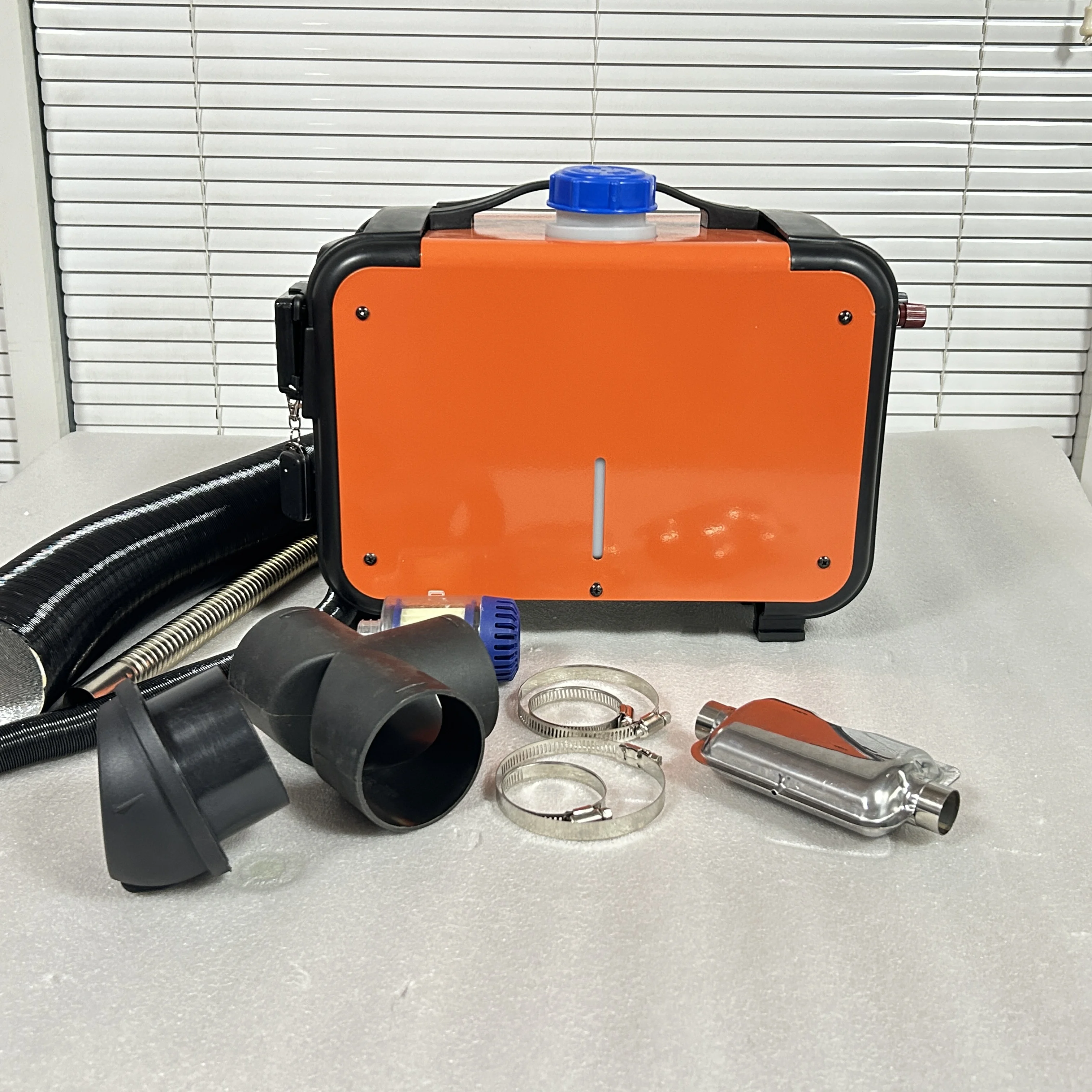 سخان وقوف السيارات بالديزل 12 فولت/24 فولت - شاحنة 2 كيلو وات/5 كيلو وات وسخان هواء للسيارة مع نظام تسخين الوقود، ترموستات قابل للتعديل للاستخدام الشتوي)