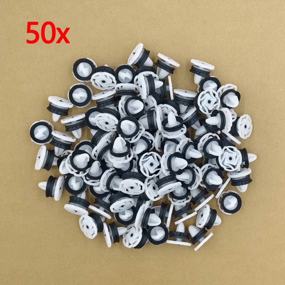 

50Pcs Car Plastics clips for Citroen C4 DS4 C3-XR C5 Interior Door Panel Card Trim Clips for PEUGEOT 508 3008 for Renault
