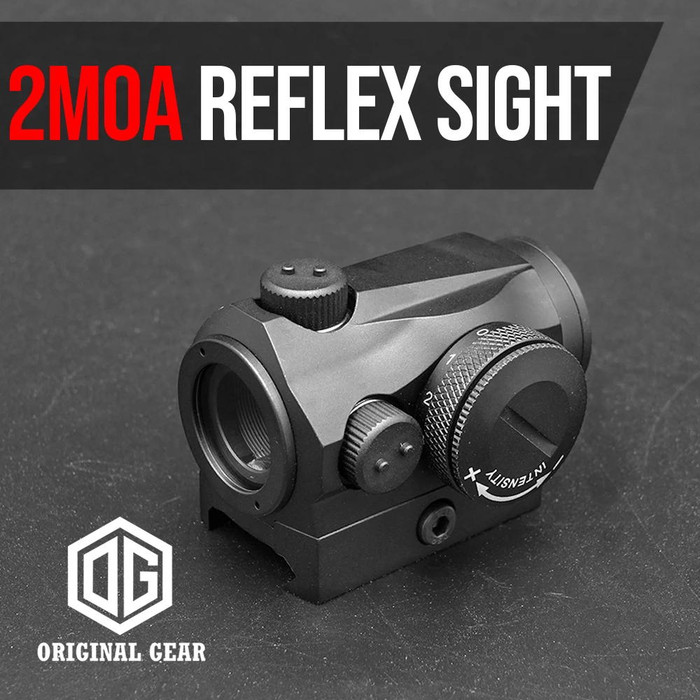 

SPECPRECISION Tactical Airsoft And Hunting 1X22mm 2MOA Reflex Red Dot Sight Original Markings With 1.54″ 1.93″ 2.26″ Sight Mount