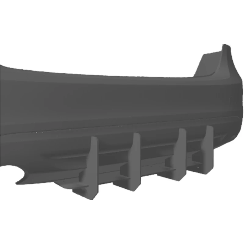 

For 2011 2012 2013 Volvo S60 Rear Diffuser Bumper Lips Spoiler Splitter Body Kit Accessories