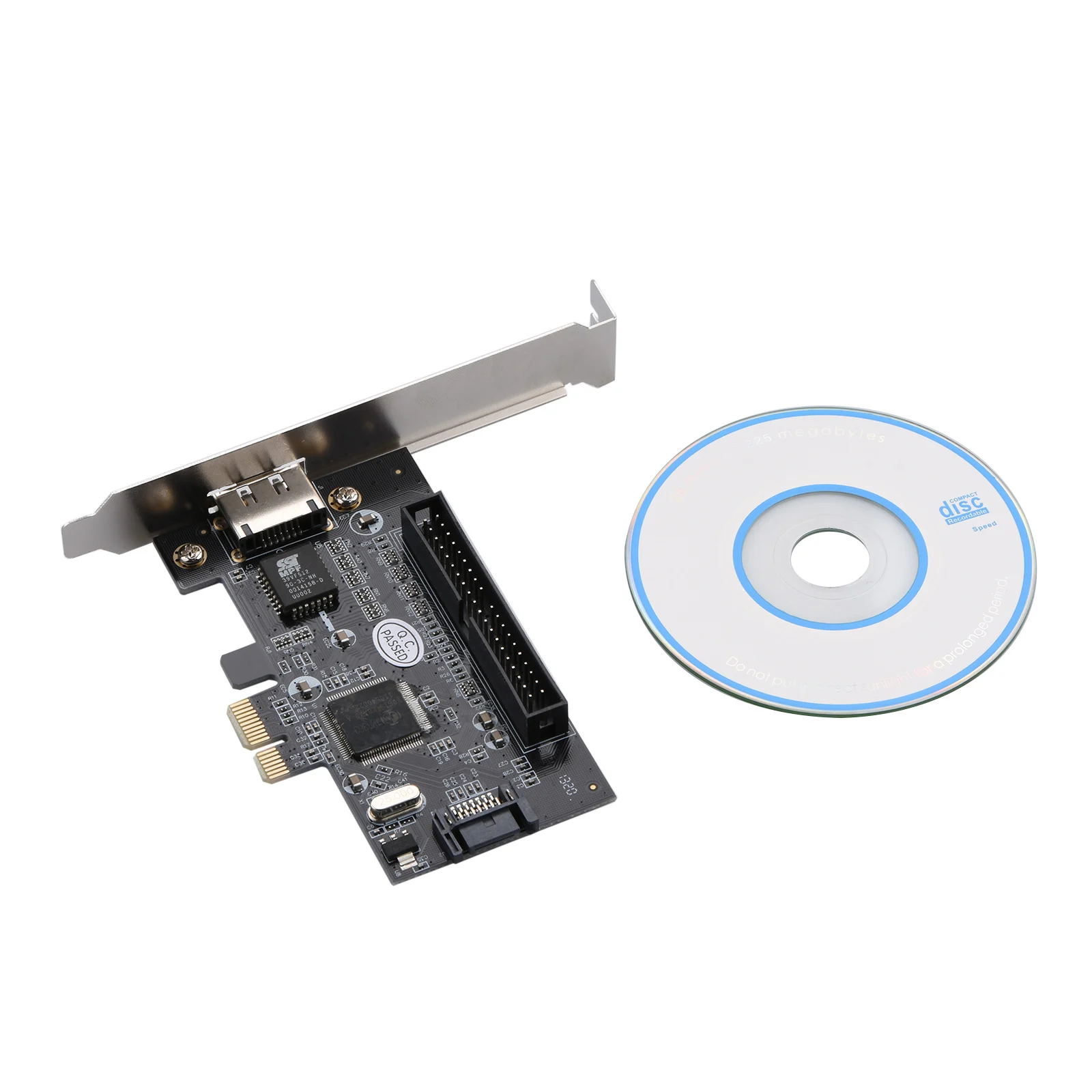 PCI-E para eSATA SATA IDE Placa de expansão Raid Controller Adaptador Placa JMB363 ATA133