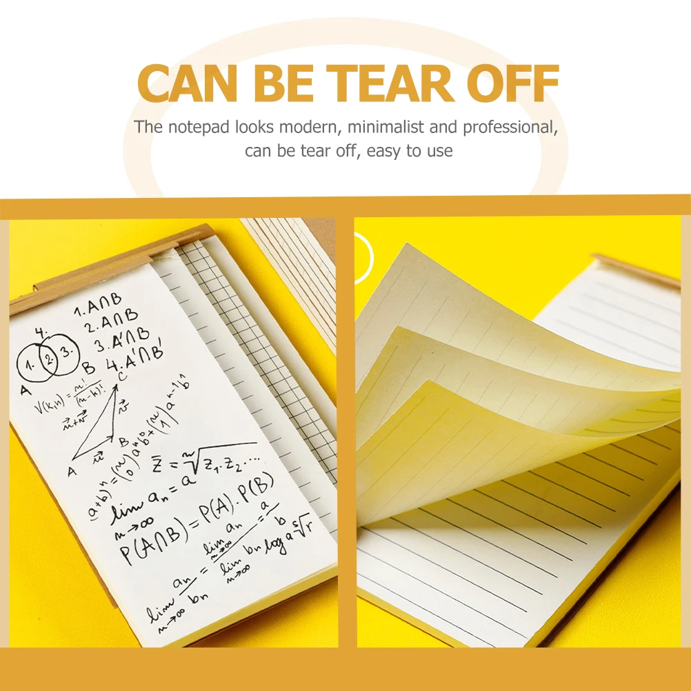

9 Pcs Notepad Notebook Pads Planner Accessories Blank Daily Task White Notepads for Work Small Easy Tearing Office
