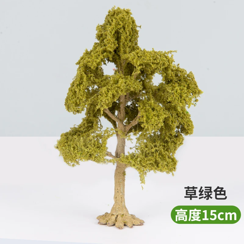 10cm 15cm Miniatur Draht Baum Modell grünen Baum Landschaft Dekoration Berg Sand Tisch DIY Material Material Eisenbahn Layout