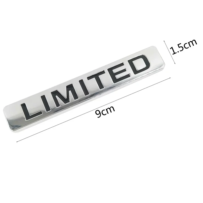 3D Metal LIMITED Emblem Badge Red Black Sticker Car Body Side Wing Tailgate For Suzuki Honda Kawasaki HARLEY VW Touareg Golf
