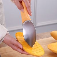 Multi Functional Mango Peeler Mango Peeling Cutting Knife Mango Peeling Separator Mango Scoop Avocado Peeler Fruit Kitchen Tool