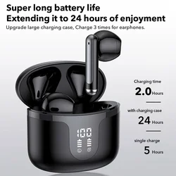 For Samsung Galaxy S24 Ultra S24+ S23 Ultra Fold5 S25 Wireless Bluetooth V5.3 Earphones with 35H Playback TWS Waterproof Earbuds