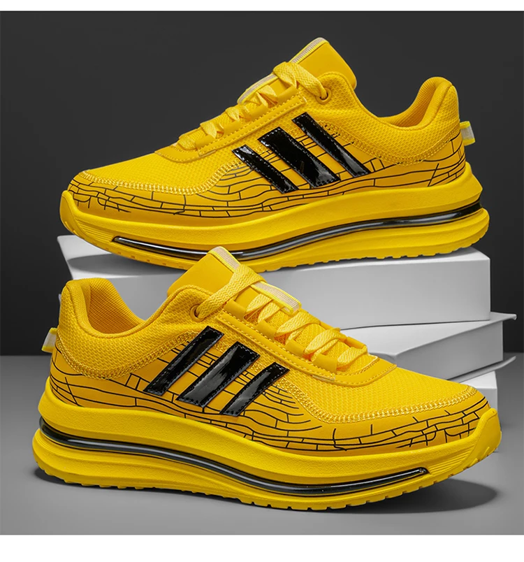 Modische Herren-Freizeitsneaker, atmungsaktives Obermaterial, leicht und strapazierfähig, ideal für Sport und den Alltag. – Detail 19