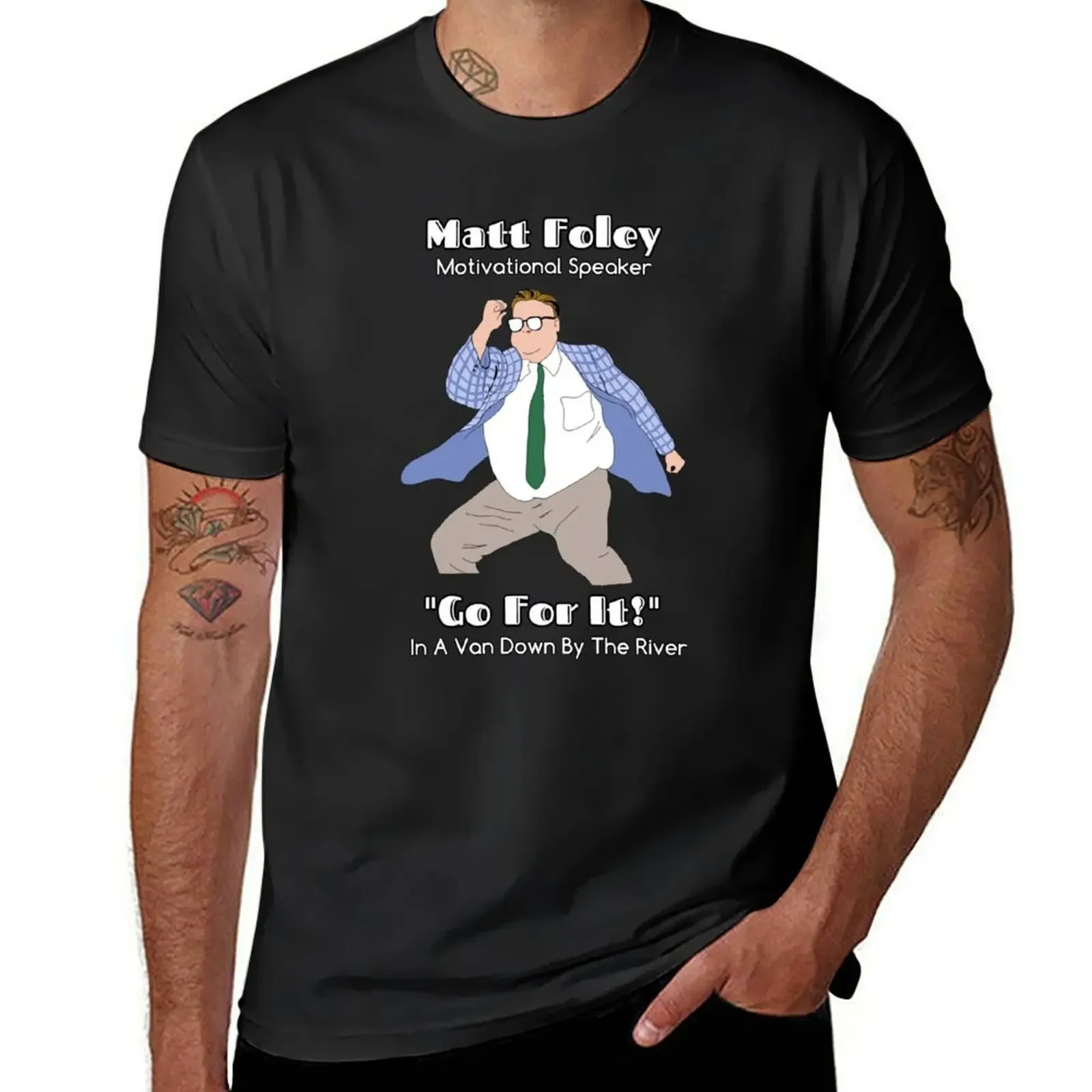 

Chris Farley Matt Foley Motivational Speaker T-Shirt vintage man t shirt men workout shirt