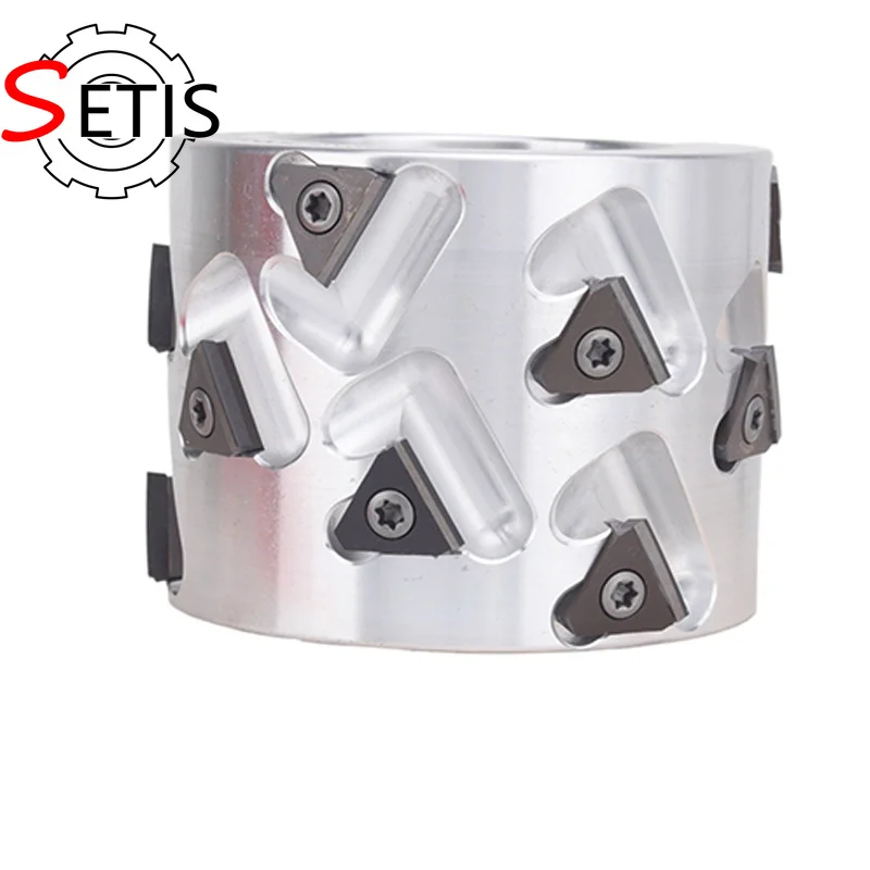 

Disposable diamond pre-milling cutter edge banding machine PCD triangular inserts are used in Nanxing Haomai Jidong
